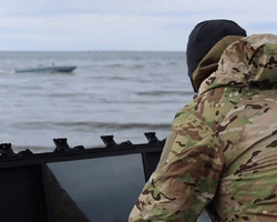 Охотники за кораблями: в ГУР показали работу бойцов, которые уничтожили "Ивановец" (видео)