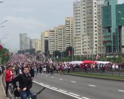 В Минске протестующие попытались взять Резиденцию Лукашенко