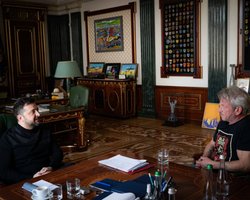 "Справжній друг України": Шон Пен замість "Оскара" зустрівся з Зеленським (фото)