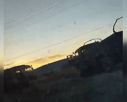 На замовлення партизанів: боєць ЗС РФ ліквідував дві вантажівки зі своїми "товаришами" (фото)