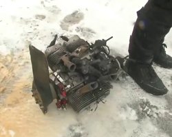 У Києві двигун "Шахеда" влетів у вікно авто, пробивши водійське скло, — ЗМІ (відео)