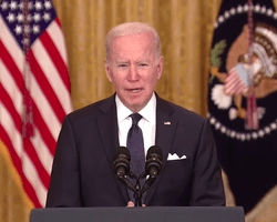 Країна не має права силою змінювати межі своїх сусідів, — Байден про вторгнення РФ в Україну