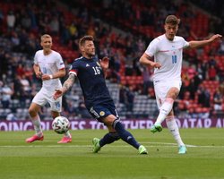 Євро-2020. Шикарний дубль Шика приніс перемогу Чехії над Шотландією