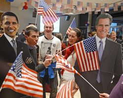 Выборы в США: Отрыв Обамы увеличивается