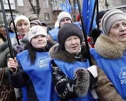 Партия регионов привезла в Киев еще 54 автобуса со своими сторонниками