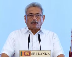 Президент Шри-Ланки может покинуть страну на самолете из-за протеста (видео)