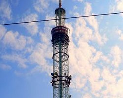 На киевской телевышке произошла авария