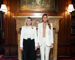 Олена Зеленська зустрілася з Меланією Трамп: деталі