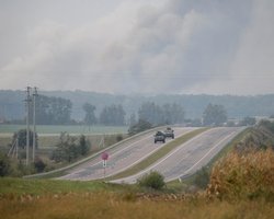 Возле Калиновки возобновили движение автомобилей и поездов