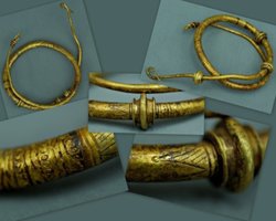 У Румунії знайшли дивний скарб невідомої епохи: виявлено золоті браслети та таємничі артефакти (фото)