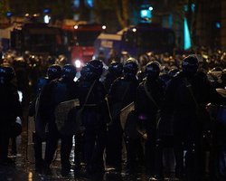 Парламент накажет грузинских полицейских, разгонявших митинг 