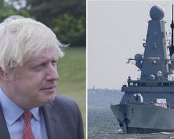 "Не признаем аннексию Крыма, это воды Украины", - Джонсон об инциденте с эсминцем Defender