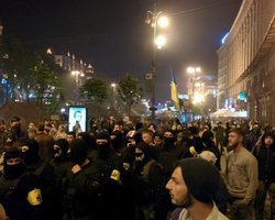На Майдане произошла массовая драка