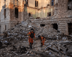 Удар по Сумах 13 квітня: військовий розповів ЗМІ про церемонію нагородження під землею