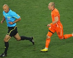 Роббен недоволен судейством финала мундиаля