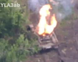 Убегал и прятался в кустах: в ВСУ показали, как уничтожили танк РФ под Бахмутом (видео)
