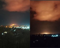 Яскрава заграва у небі: на окупованій Луганщині БпЛА уразили бази ремонту військової техніки росіян (фото, відео)