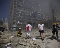 Массированный обстрел Киева: в России заявили, что по "Охматдету" ударила ракета NASAMS