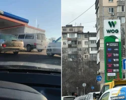 Ажіотаж на заправках: в Україні фіксують довгі черги на АЗС через стрибок цін на пальне (відео)