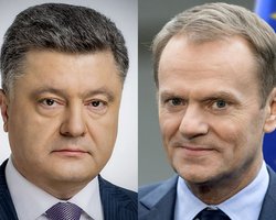 Туск поздравил Порошенко с выходом во второй тур выборов