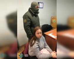 СБУ задержала в Киеве топ-коллаборантку, которая хотела выехать в ЕС (фото)
