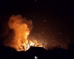 Сили оборони знищили склад РФ з "Шахедами" у Краснодарському краї РФ (відео)