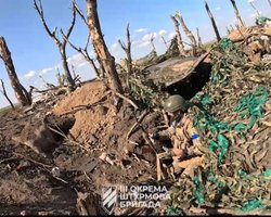 Бои за Андреевку: 3 ОШБр показала, как зашла на позиции оккупантов (видео)