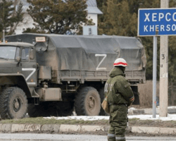 Российские военные возвращаются на позиции на затопленных берегах Днепра