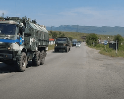 Российские "миротворцы" покинули территорию Карабаха, — Минобороны Азербайджана (видео)