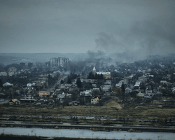 ВСУ показали последствия ударов вражеской авиации в Бахмуте (видео)