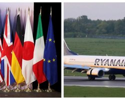 "Загроза безпеки громадян": G7 різко засудила примусову посадку літака Ryanair у Мінську