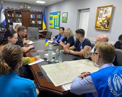 Подрыв Каховской ГЭС: делегация ООН прибыла в Херсонскую область (фото)