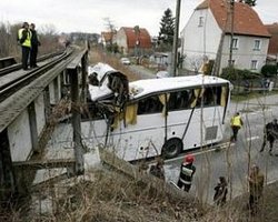 Автобус с украинскими туристами попал в аварию под Краковом