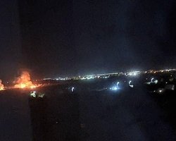 У російському Волгограді здійнялася пожежа: дрони масовано атакували НПЗ (фото)