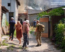 "Шахеди" атакували Харків і Запоріжжя: під ударом були ТЦК,  є поранені (фото)