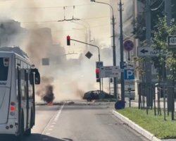 У Бєлгороді димить та горить: РФ заявила про удар дронів по адміністрації та роботу ППО (відео)