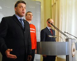 Яценюк и Тягнибок не устают настаивать на освобождении Тимошенко