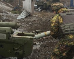 Карта военных действий в зоне АТО на 25 февраля