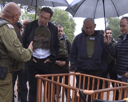 Після звинувачень в антисемітизмі: Ілон Маск відвідав Ізраїль (фото, відео)