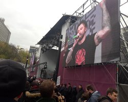 На митинг Порошенко под НСК "Олимпийский" пришли 5 тысяч человек, – полиция