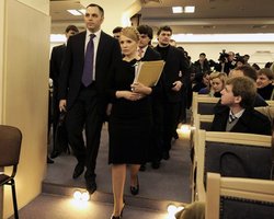Трансляция заседания по иску Тимошенко приостановлена