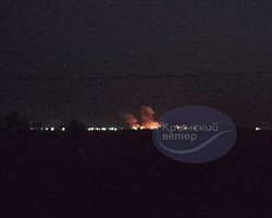 Горел центр космической связи: БпЛА и ракеты атаковали объекты РФ в Крыму (фото)