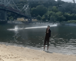 НП на зіплайні в Києві: у мережі показали момент обриву троса (відео)