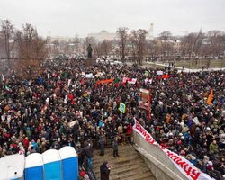 В Москве отпустили всех сторонников оппозиции, задержанных вчера
