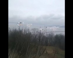 Два российских вертолета сбили над Киевским водохранилищем (видео)