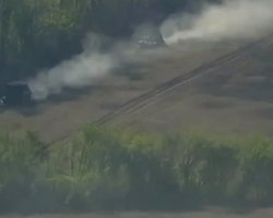 Украинские пограничники разбили колонну РФ из 50 единиц техники на Купянском направлении (видео)