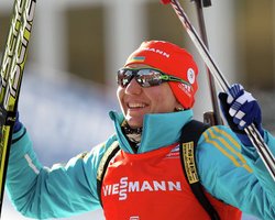 Украинская сборная по биатлону выиграла золото в Сочи