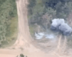 FPV-дроны "дикі шершні" атаковали два танка РФ (видео)