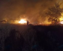 В Феодосии и Керчи пожары и "прилеты": в оккупационной администрации сообщили о сбитых БПЛА (фото)