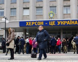 "Общественный совет" в Херсоне призвал оккупантов немедленно провести псевдореферендум (видео)